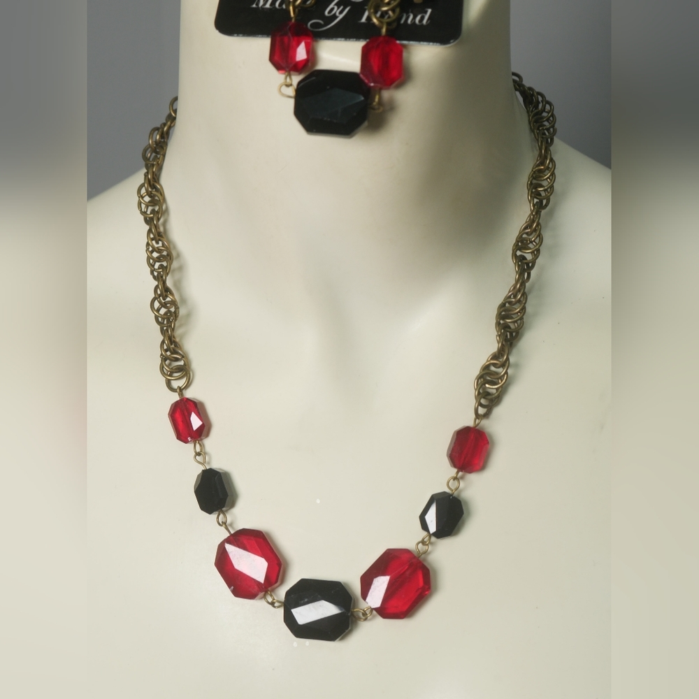 Spiral Chain Mail Jewelry Set